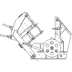 反擊式破碎機(jī)液壓翻轉(zhuǎn)本體組